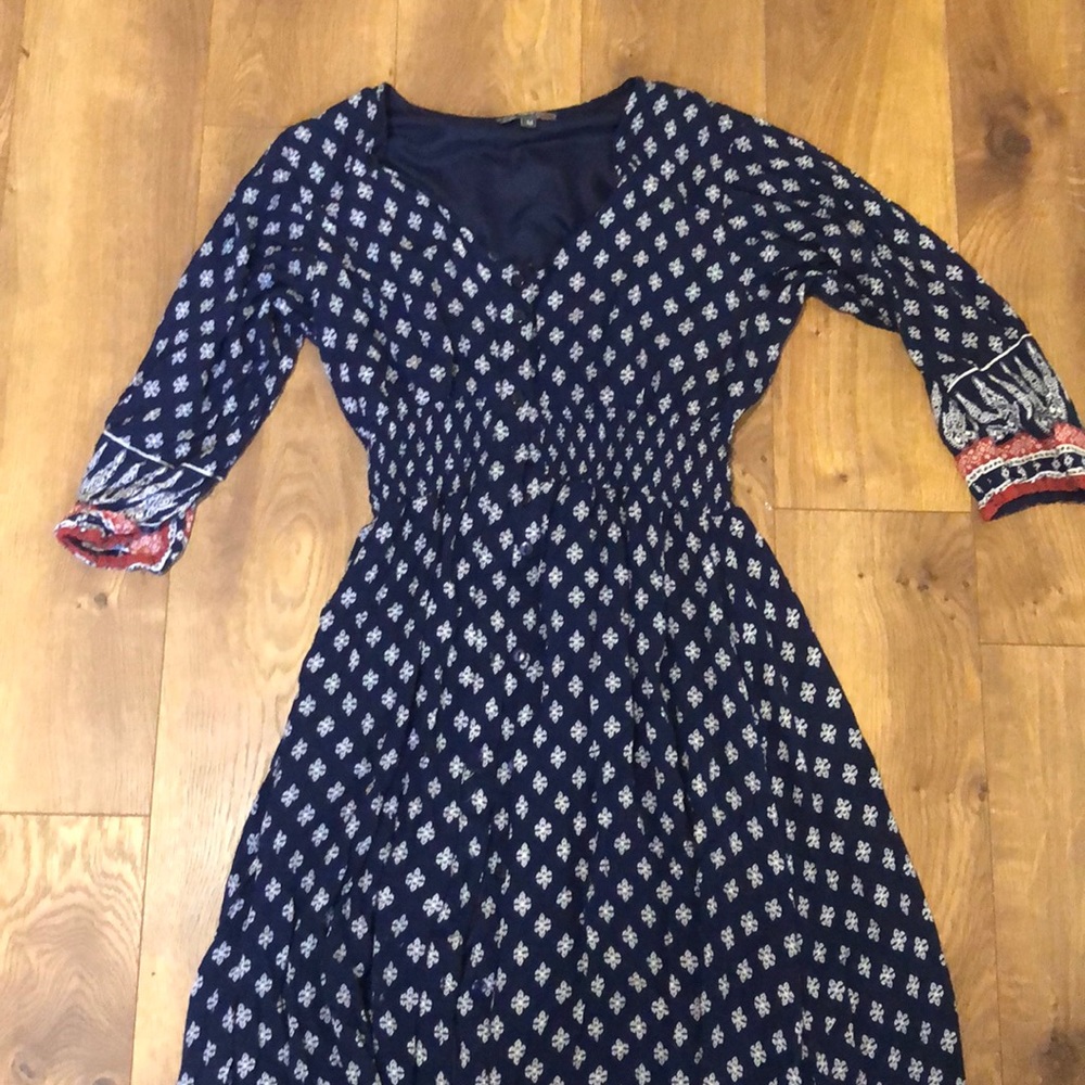 Indian Style Button Up Dress